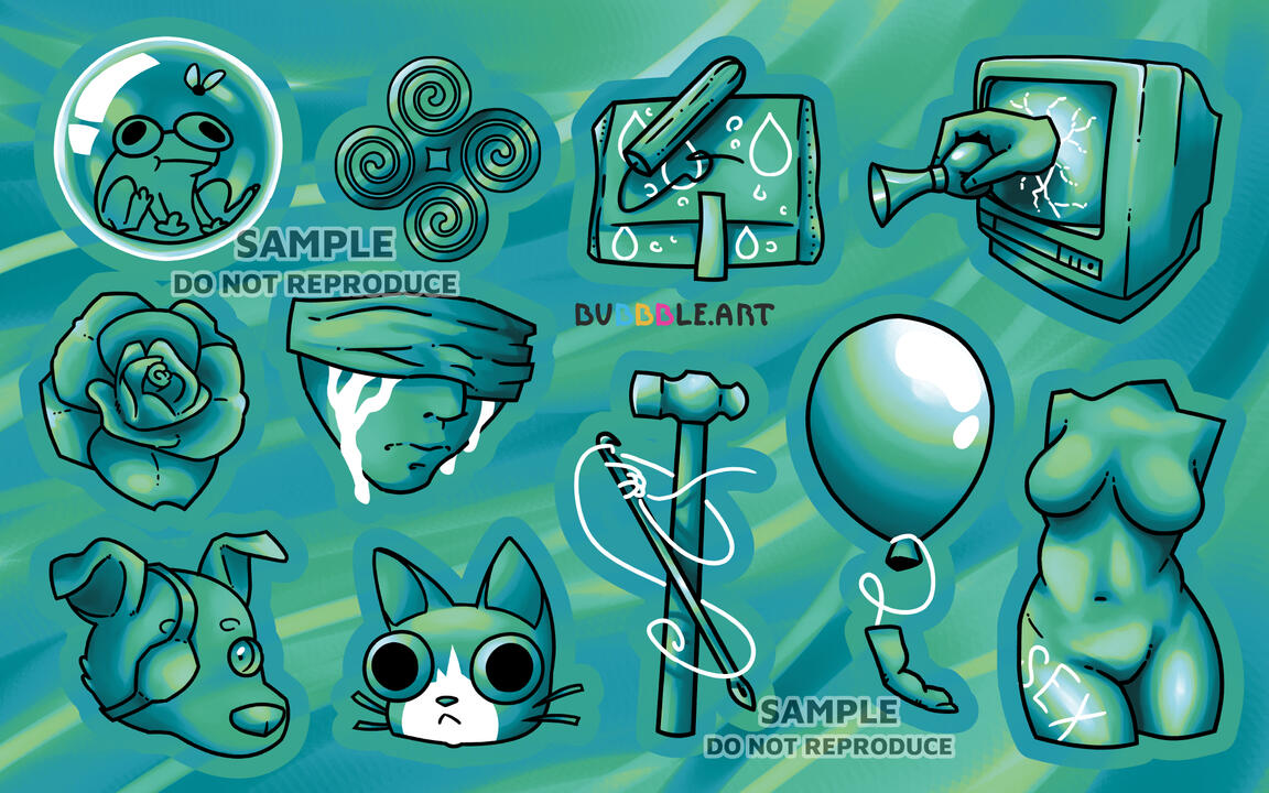 Sticker Sheet 8x5&quot;