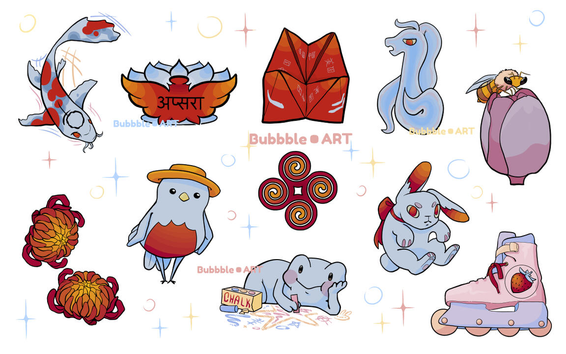 Sticker Sheet 8x5&quot;