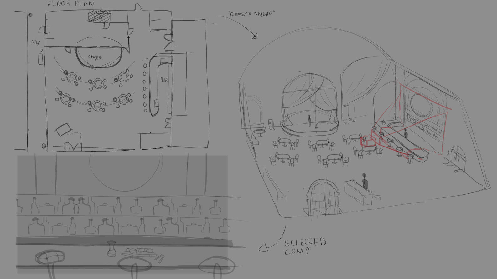 Layout Concept Sketches